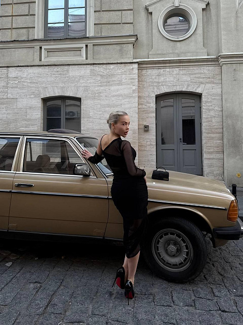 Женское привлекательное облегающее платье трикотаж масло + сетка Одесса - изображение 5