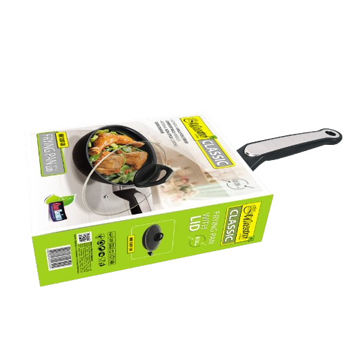 Сковорідка d28см скляна кришка а/п Quan Tanium MR-1207-28 Maestro Житомир