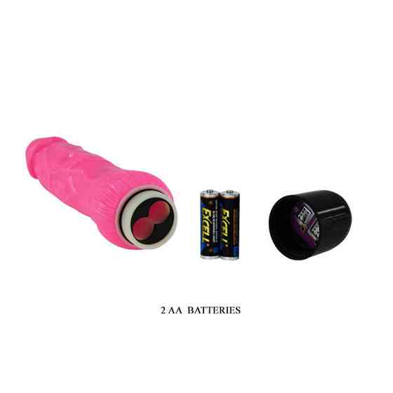 Вібратор - Colorful Sex Experience Pink, 25 см Sex Aura Київ