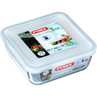 Форма для выпечки Pyrex CookFreez з кришкою квадратна 15 х 15 см 0.85 л (218P001/7646) Винница - изображение 3