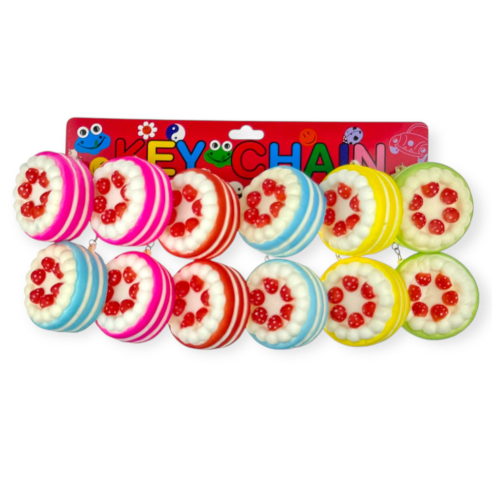 Сквіші брелок іграшки Тортики 12 шт Київ - фото 1