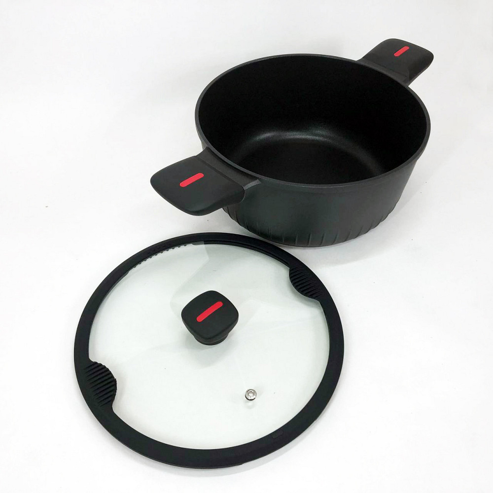 Кастрюля Magio MG-1171 Литая антипригарная 5л 24 см TA-60 Львов - изображение 1