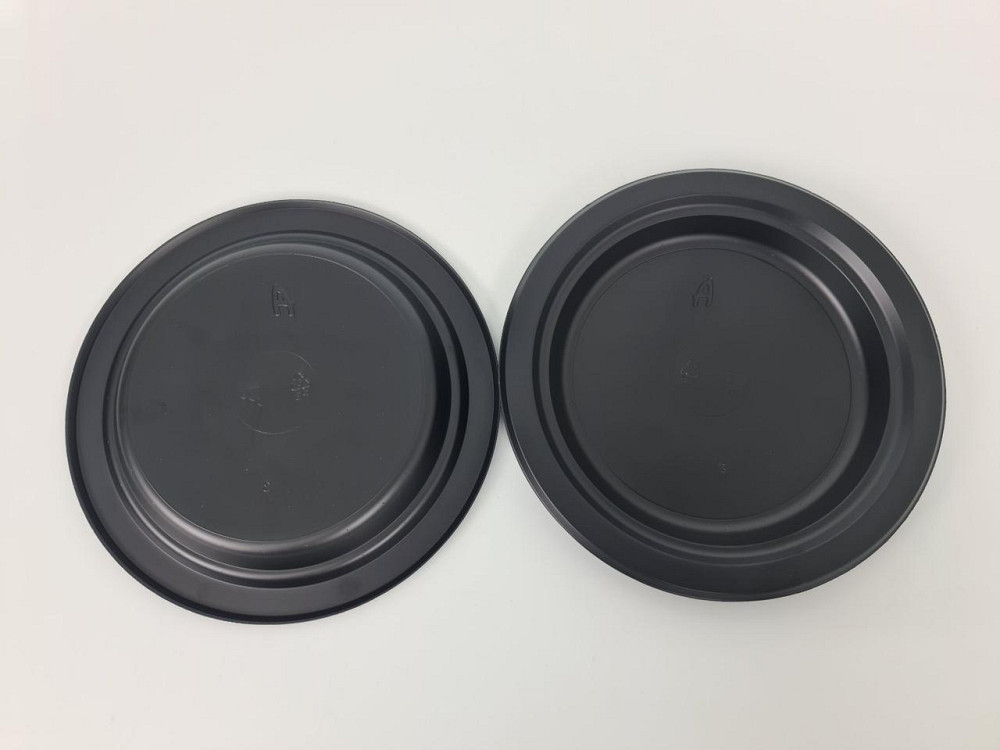 Тарілка одноразова пластикова 176 ммl Чорна (50 шт.) Харків - фото 2