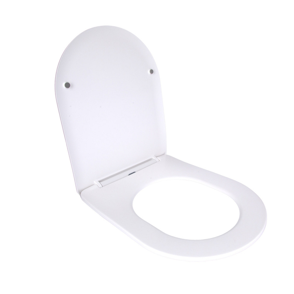 Qtap Сиденье для унитаза напольного (Grand) 560×363×30 мм, White, с микролифтом, Slim Duroplast, Quick Release QT26228301W3 Киев - изображение 3