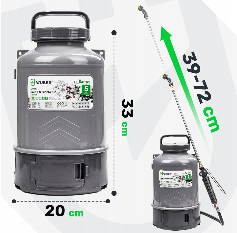 Опрыскиватель аккумуляторный 5л Wuber (Польша) Киев - изображение 4