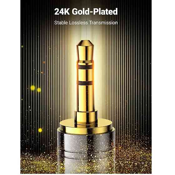 Перехідник UGREEN AV168 3.5mm Male to 6.35mm Female Adapter 1pcs(UGR-60711) (UGR-60711) Киев