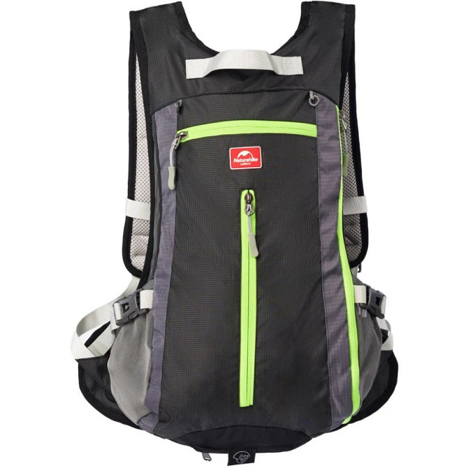 Велорюкзак з чохлом для шолома Naturehike 15 л sky blue NH15C001-B, блакитний Київ - фото 3