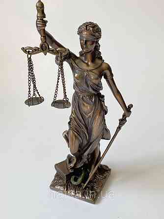 Статуэтка Veronese Фемида богиня правосудия символ справедливости 75см полистоун с бронзовым покрытием 72919V4 Киев