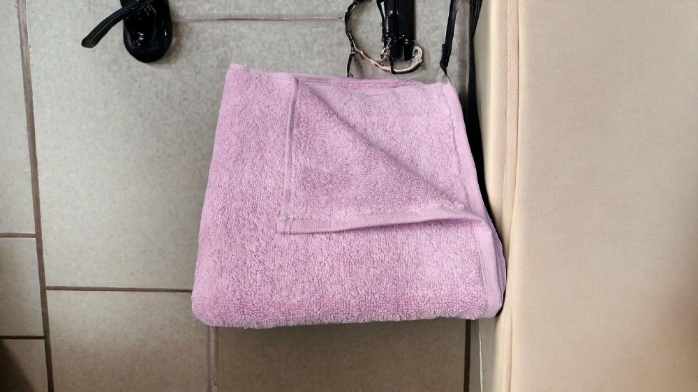 Полотенце махровое 70×140 плотность 500 светло сиреневый, банное Киев - изображение 2