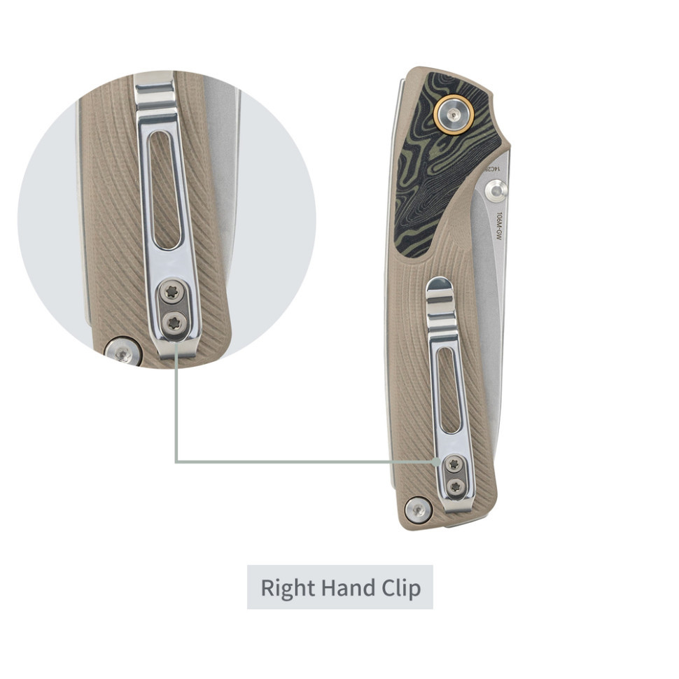 Ніж складаний SRM Dome 106M-GW, пісочний Киев - изображение 12