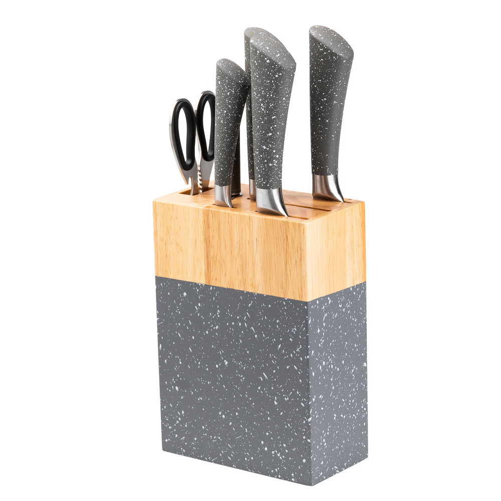 TS Kitchen Набір кухонних ножів з ножицями і мусатом для кухні 5 штук 33.5/30/31/24.5/21.5 см с Киев - изображение 5