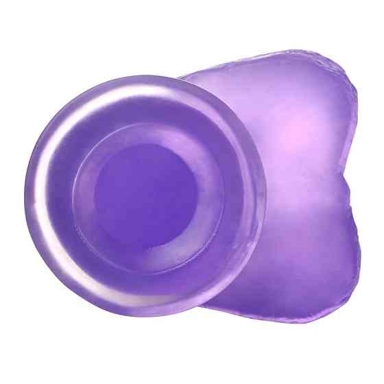 Фаллоимитатор с мошонкой - Jelly Studs Crystal Dildo Small 6