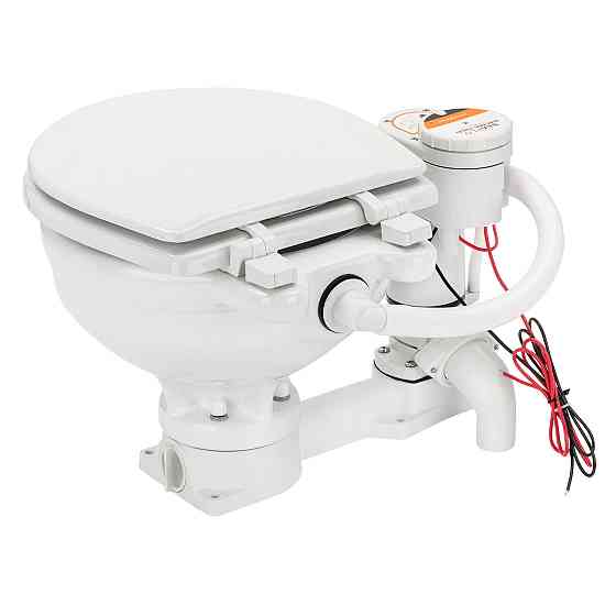 Електричний конверсійний туалет SEAFLO компактний розмір 12 В SFMTE1-02 Київ