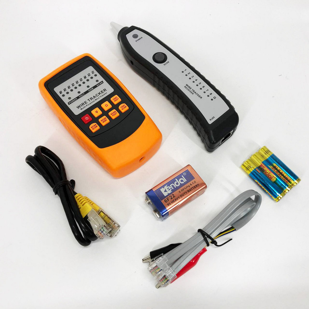 Кабельний LAN тестер трасошукач Веnеtесh GМ 6О з роз'ємами RJ-11 і RJ-45 шукач дротів індикатор проводки LD-73 Львів - фото 2