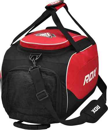Спортивна сумка RDX R1 Duffel Bag with Backpack Straps Black/Red Каменское