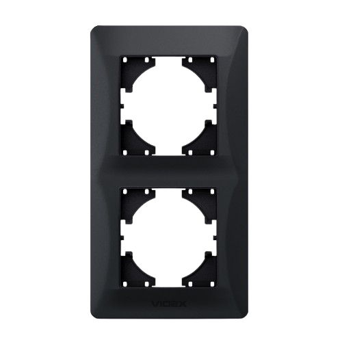 BINERA чорний графіт Рамка вертикальна 2-а Videx Житомир - изображение 2