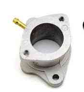 Патрубок карбюратора (коллектор) 4T CG200, Зубр (30мм с отводом) Мукачево