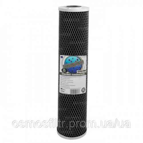 Картридж Aquafilter з брикетованого активованого вугілля 20BB (FCCBL20BB) Київ