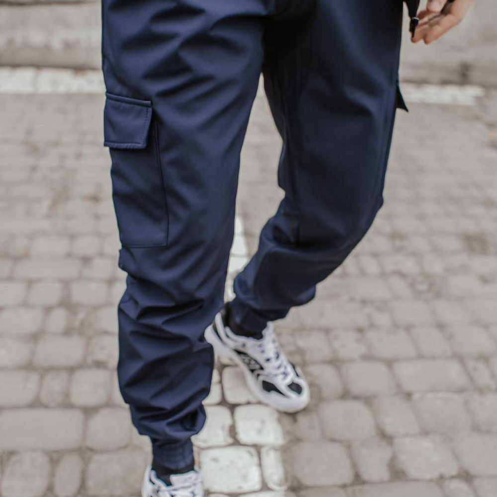 Костюм Softshell куртка з капюшоном і штани з манжетами софтшел синій Easy 3XL Одеса - фото 3