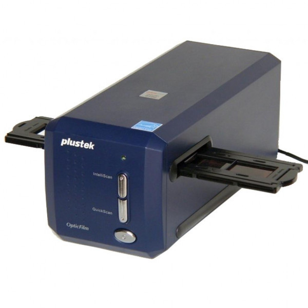 Сканер Plustek OpticFilm 8100 (7200dpi 48bit LED швидк. 36сек. плівковий слайд-сканер синій) Київ - фото 2