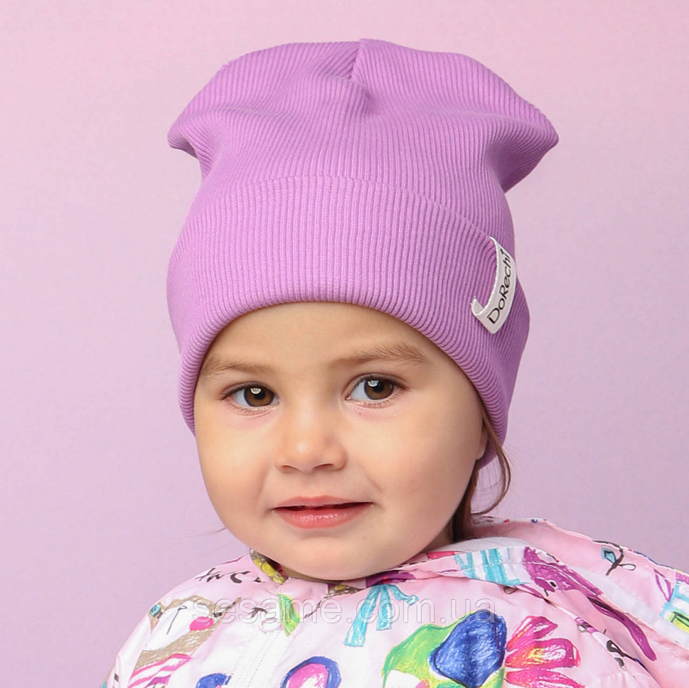 Дитяча Шапка Демісезонна Бузкова 44-48 Харків - фото 1