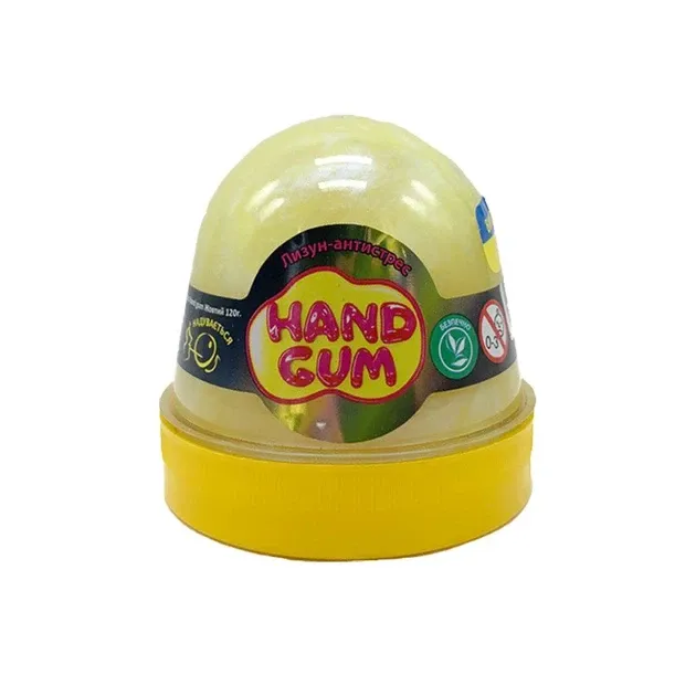 Лизун-антистрес ТМ Mr.Boo Hand gum Жовтий 120 г., шт Київ - фото 1
