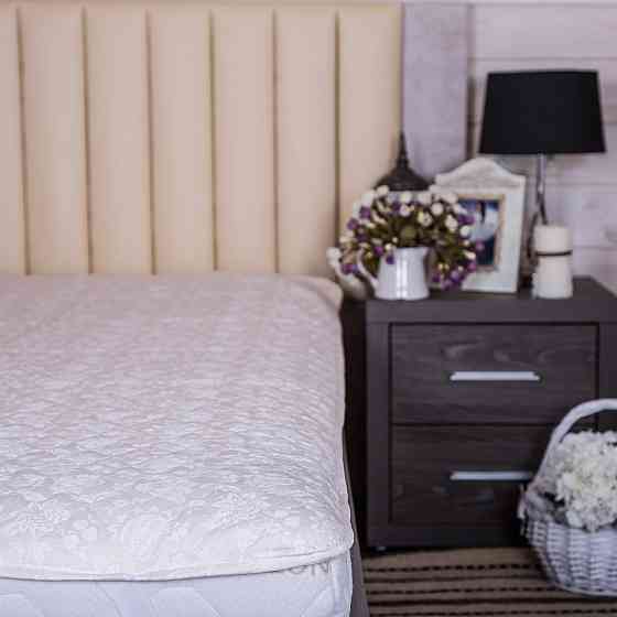 Ecotton Наматрацник Ecotton 200х200 см захисний антиалергенний з резинкою по кутах бежевий (20- Коломыя