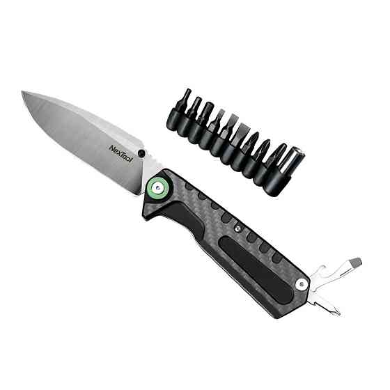 Багатофункціональний ніж Xiaomi NexTool 3 в 1 NE20021 Black (6945064210863) Київ