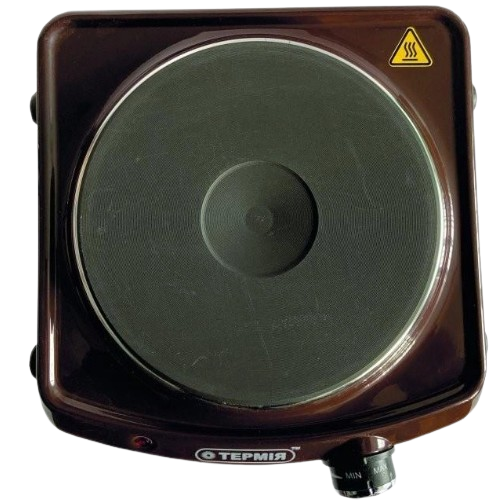 Електроплита настільна коричнева ЕПЧ 1-1,5/230 М2 ТЕРМІЯ Житомир - фото 5