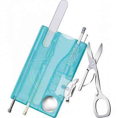 Мультитул Victorinox SwissCard NailCare Transparent Blue (0.7240.T21) Винница