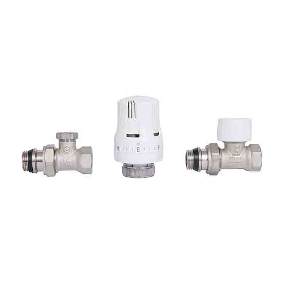 Термостатичний набір Thermo Alliance Standart прямий 1/2" TAS353W15 Київ