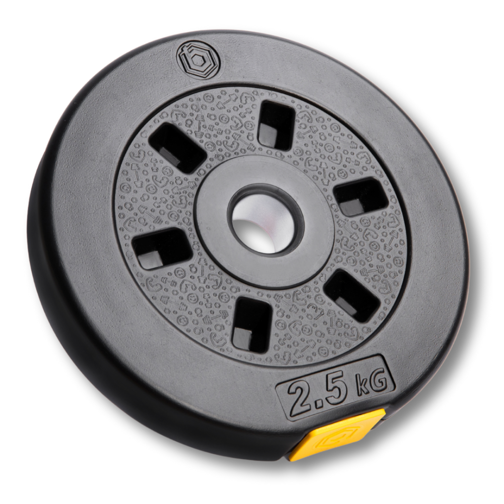 Сет композитних дисків Besport PowerPro 10 (4х2,5кг) для гантелей та штанг Киев - изображение 2