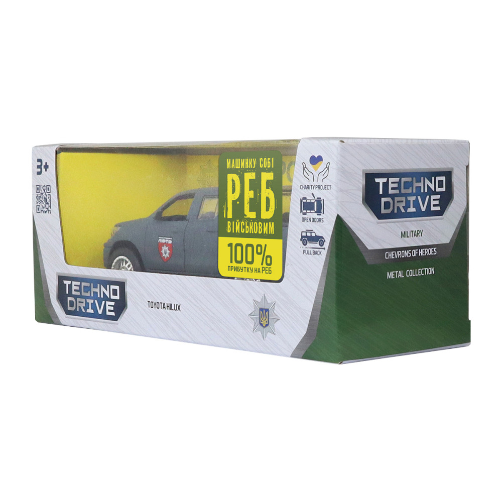Автомодель серії Шеврони Героїв - Toyota Hilux - ОШБр НПУ Лють Днепр - изображение 4