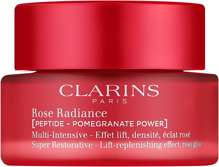 Восстанавливающий крем для лица Clarins Rose Radiance Peptide Pomegrante Power Multi-Intensive 50ml Славянск - изображение 1