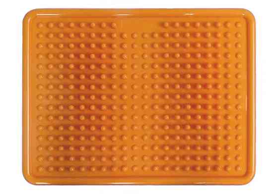 EasyFit Ортопедичний масажний килимок для стоп EasyFit Acupoint з шипами помаранчевий Коломыя