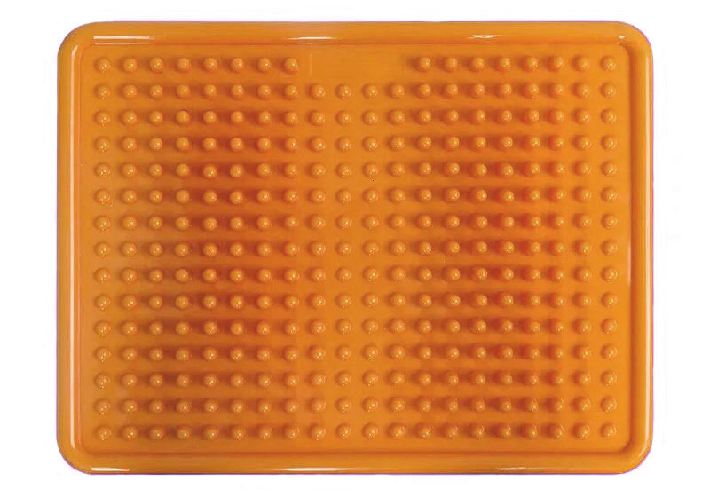 EasyFit Ортопедичний масажний килимок для стоп EasyFit Acupoint з шипами помаранчевий Коломыя - изображение 4