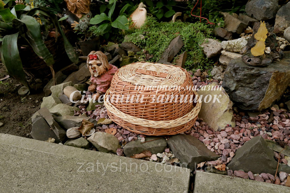 Хлебница плетеная светло коричневая Киев - изображение 1