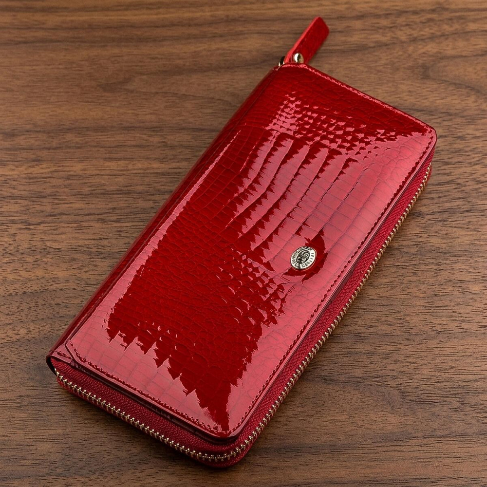 Кошелек женский ST Leather 18436 (S7001A) вместительный Красный Киев - изображение 8
