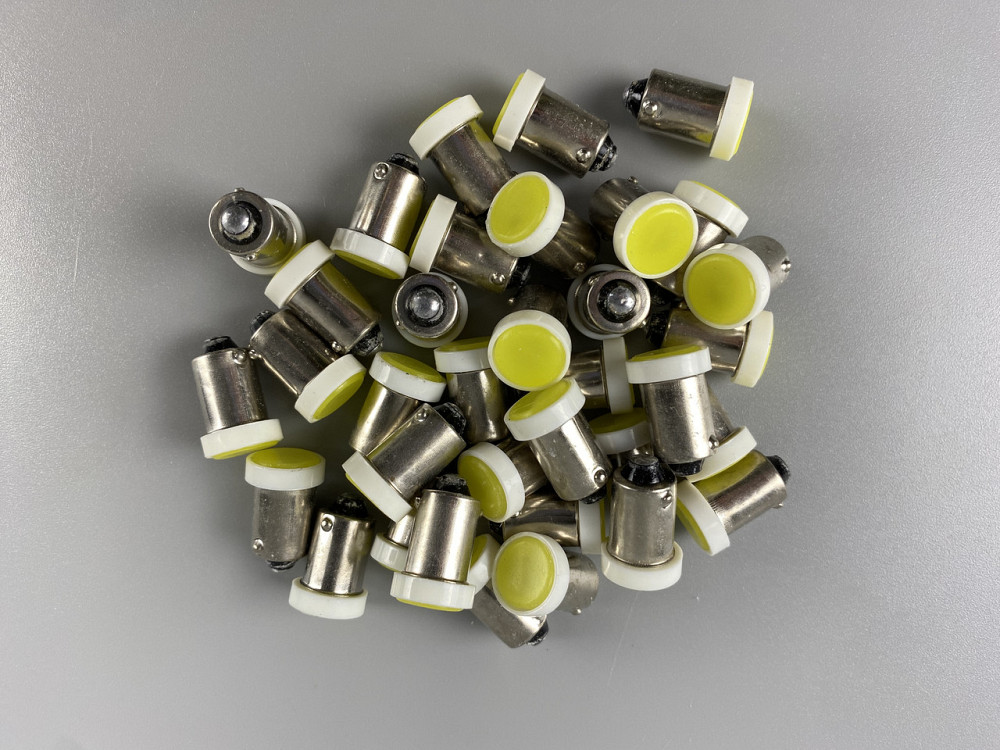 Лампа LED габаритних вогнів і панелі приладів 12V COB chip цоколь BA9S, лампа для внутрішнього освітлення авто Мукачево - фото 6