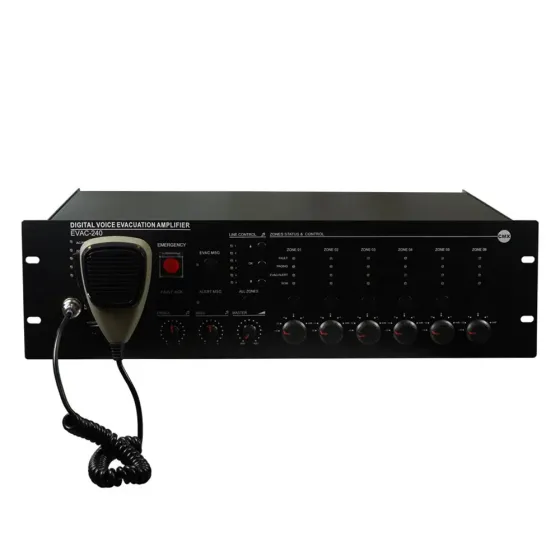 Підсилювач-контролер CMX EVAC-240, 6 зон, 19