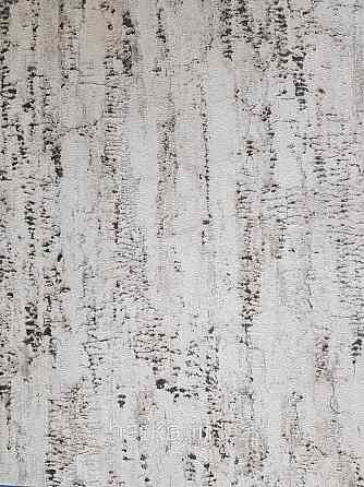 Шпалери вінілові на флізелін Rasch Composition 0,53х10 абстракція структурні кора дерева молочні беж чорні Київ