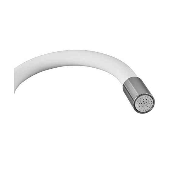 Водонагрівач 3,3 kW проточний, з індикатором температури, рефлекторний вилив, на мийку ZERIX ELW06-EF-WHITE (колір білий) (ZX5856) Київ