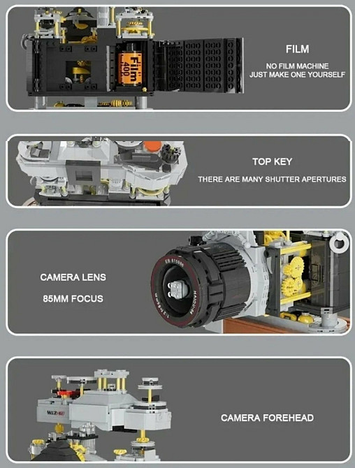 Конструктор Ретро-камерок камера 1030 шт. Лего. Харків - фото 3