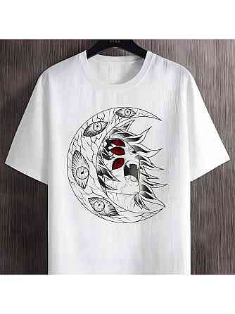 Футболка мужская с принтом  42 Белая 2664090096 Днепр