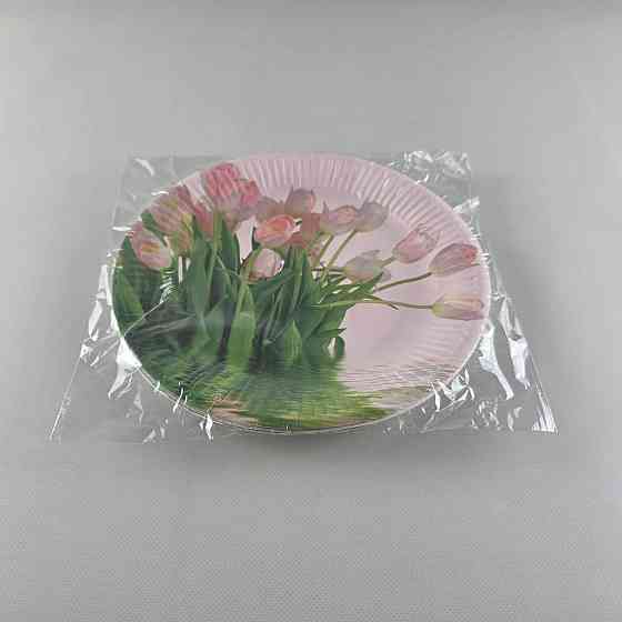 Тарелка бумажная 23см