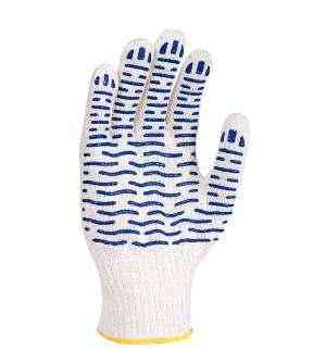 Рукавички 621 трикотаж з малюнком ПВХ Хвиля р.10(XL) клас 7 ДКГ Житомир