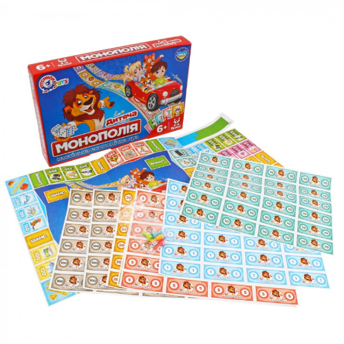 Настільна гра економічна "Дитяча монополія" Технок 0755 Житомир - фото 9