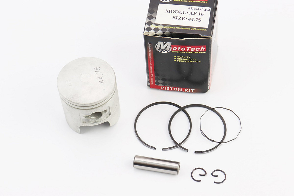 Поршень к-кт Honda TACT65 44мм +0,75 (палець 10мм) Тайвань Киев - изображение 1