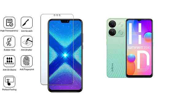 Защитное стекло NeoGlass для Infinix Smart 7, Smart 7 HD, Smart 7 Plus – ультрапрозрачное и устойчивое Киев