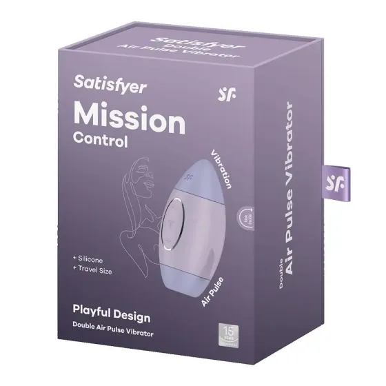 Вакуумний вібратор Satisfyer Mission Control Violet Львів